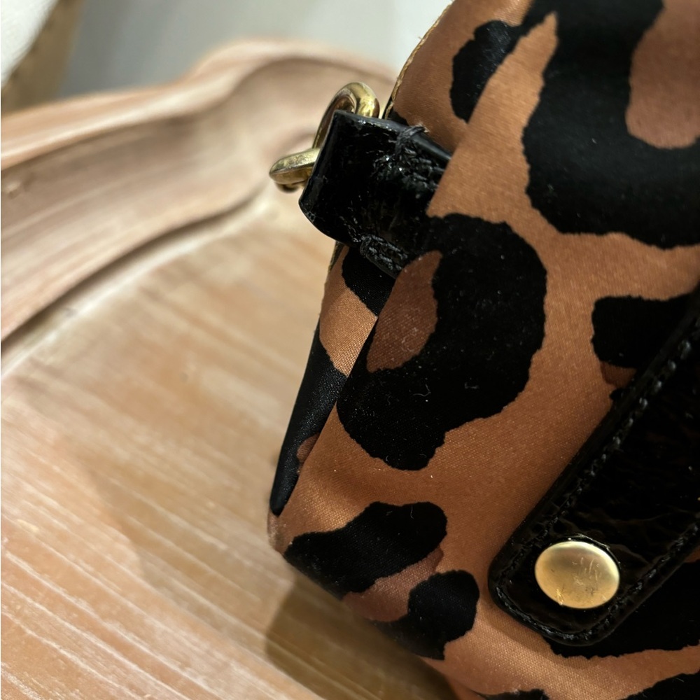 Rare Coach Leopard Print Handbag - Picture 9 of 15